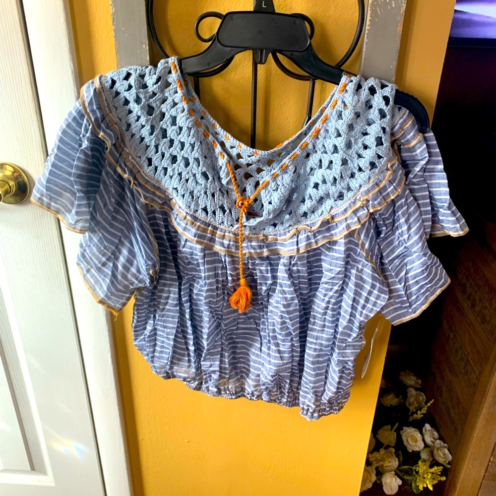 Free people top new with tag